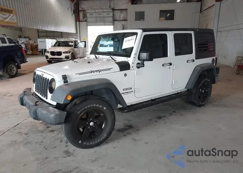 2016 Jeep Wrangler Unlimited Sport z USA, uszkodzony, nr VIN 1C4BJWDG7GL101173